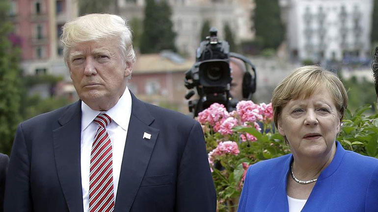 Τραμπ και Μέρκελ συζήτησαν για την κατάσταση στη Μέση Ανατολή και τη Λιβύη