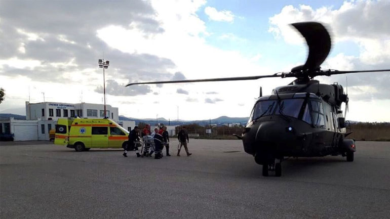 Αεροδιακομιδές πέντε βρεφών από νησιά του Αιγαίου