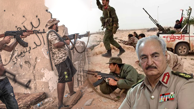 Αποχώρησε χωρίς να υπογράψει ο Χαφτάρ