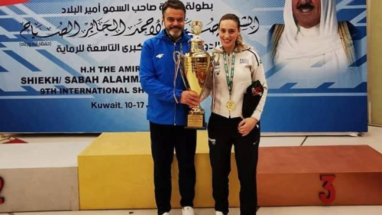 Σκοποβολή: «Χρυσή» η Κορακάκη στο Κουβέιτ