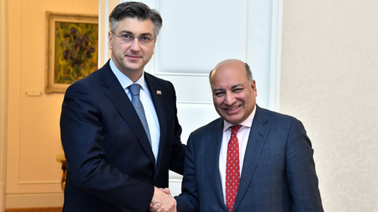 Κροατία: Συνάντηση του πρωθυπουργού με τον πρόεδρο της EBRD