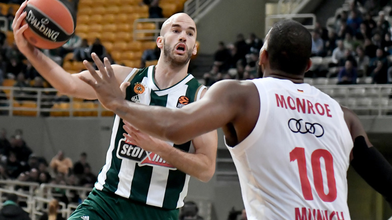 Στην 6η θέση ο Παναθηναϊκός, 98-83 την Μπάγερν