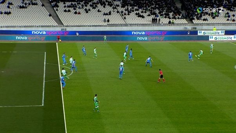 Ακυρώθηκε γκολ του Παναθηναϊκού στο ΟΑΚΑ