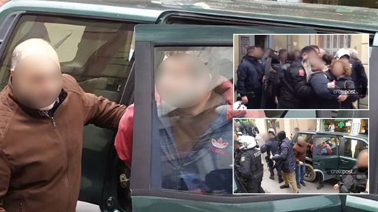 Οργή για τον φονιά του Ηρακλείου