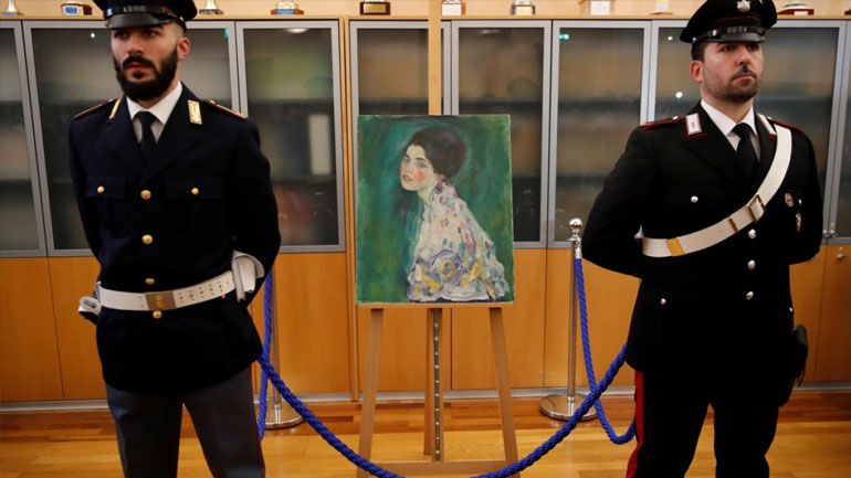 Αυθεντικό έργο του Κλιμτ ο πίνακας που βρέθηκε σε σύστημα εξαερισμού ενός μουσείου στην Πιατσέντσα