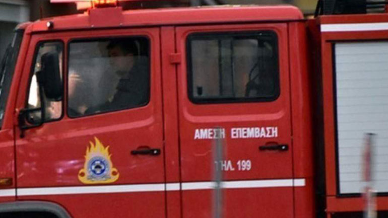 Πυρκαγιά σε εγκαταλελειμμένο κτήριο στο Γκάζι