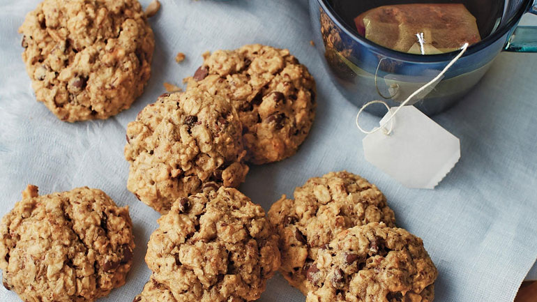 Μπισκότα βρώμης με μπανάνα χωρίς ζάχαρη