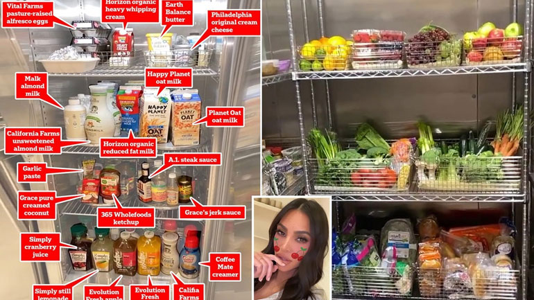 Η Kim Kardashian αποκαλύπτει τι έχει στο ψυγείο της