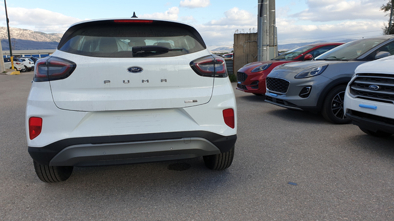 Το πίσω μέρος του Ford Puma