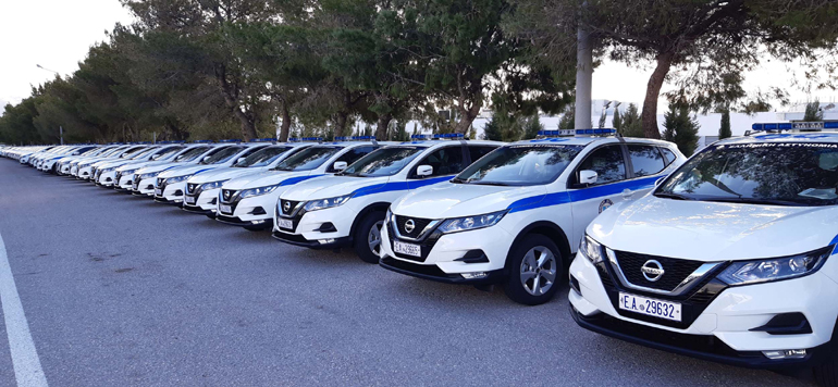Το Nissan Qashqai σε περιπολικό...