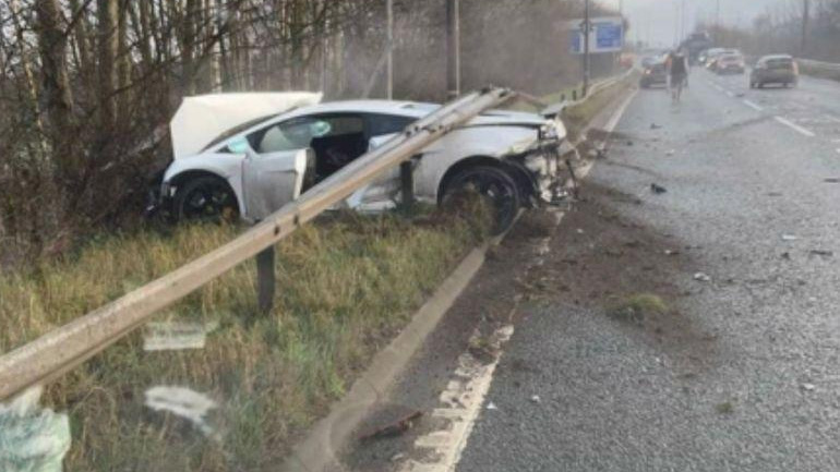 Μάντσεστερ Γιουνάιτεντ: Σοβαρό τροχαίο για τον Σέρχιο Ρομέρο – Διέλυσε τη Λαμποργκίνι του χωρίς να τραυματιστεί!