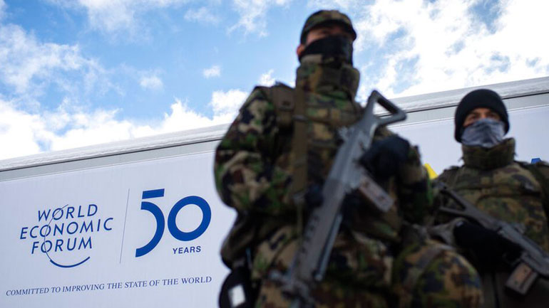 Φρούριο το Νταβός ενόψει του Παγκόσμιου Οικονομικού Φόρουμ