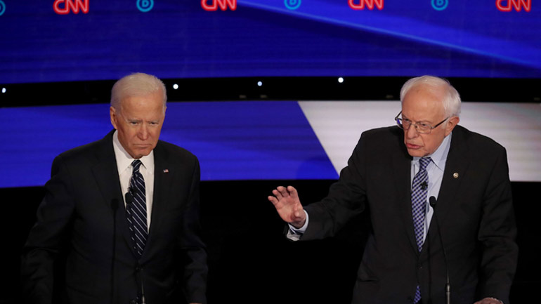 ΗΠΑ: Κλιμακώνεται η αντιπαράθεση μεταξύ Τζο Μπάιντεν και Μπέρνι Σάντερς