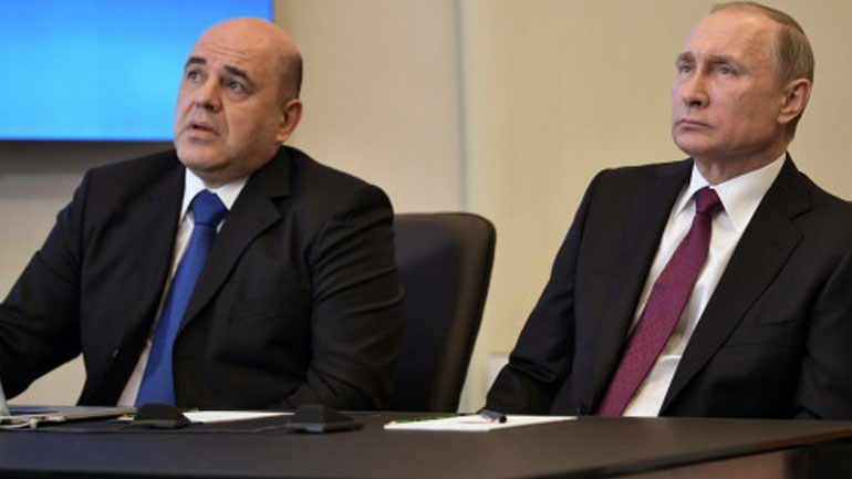 Ο Ρώσος πρωθυπουργός Μιχαήλ Μισούστιν παρουσίασε στον πρόεδρο Πούτιν τη σύνθεση της νέας κυβέρνησης