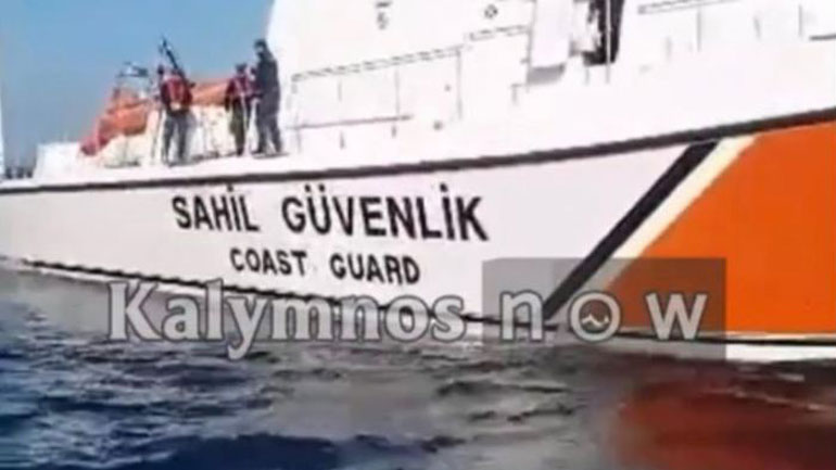 Τούρκοι λιμενικοί κλέβουν παραγάδι από Καλύμνιους ψαράδες