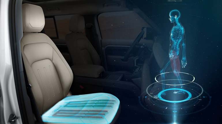 To έξυπνο κάθισμα της Jaguar Land Rover που προσομοιώνει το περπάτημα