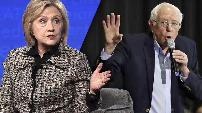 Χίλαρι Κλίντον κατά Μπέρνι Σάντερς: Κανείς δεν τον συμπαθεί