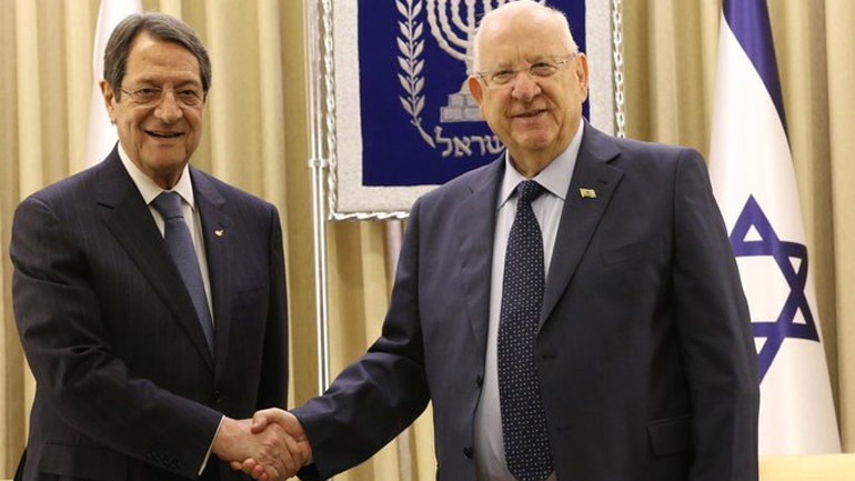 Την εντεινόμενη συνεργασία Κύπρου και Ισραήλ επαναβεβαίωσαν οι πρόεδροι των δύο χωρών