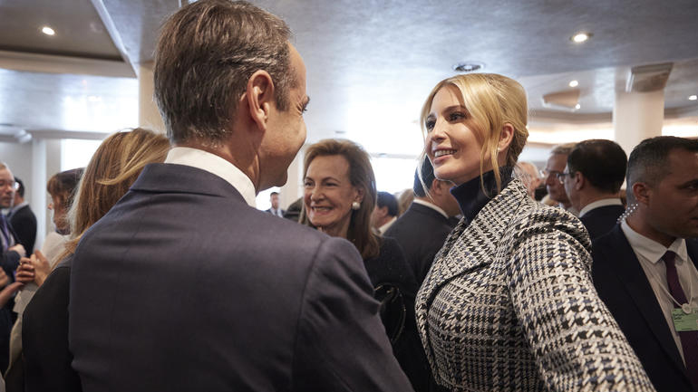 Συνάντηση Μητσοτάκη με την Ιβάνκα Τραμπ στο Νταβός