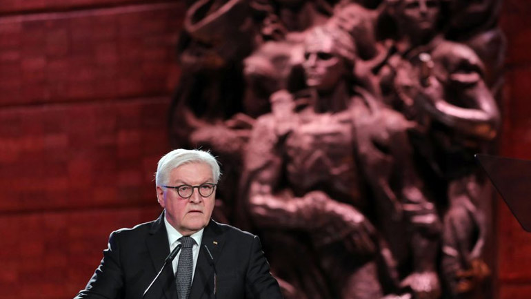 Σταϊνμάιερ: Η δολοφονία έξι εκατ. Εβραίων από τους συμπατριώτες μου είναι το μεγαλύτερο έγκλημα στην ανθρώπινη ιστορία