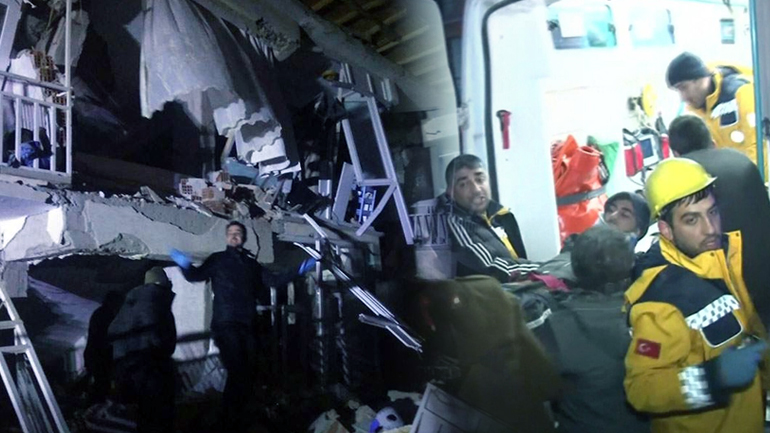 Καταστροφικός σεισμός στη ΝΑ Τουρκία Καταστροφικός σεισμός στη ΝΑ Τουρκία