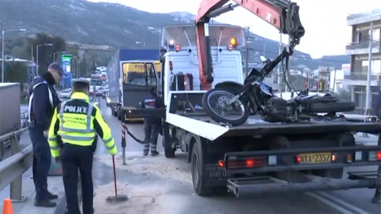 Ένας νεκρός από το τροχαίο δυστύχημα στον Σκαραμαγκά