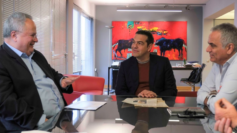 Με τον Κοτζιά και αντιπροσωπεία του «Πράττω» συναντήθηκε ο Τσίπρας