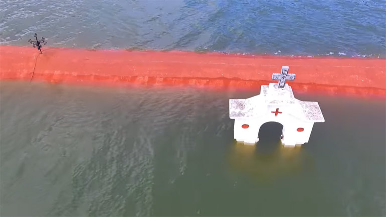 Πλημμύρισε από χρώματα και νερά το Σφενδύλι, η «Ατλαντίδα» της Κρήτης