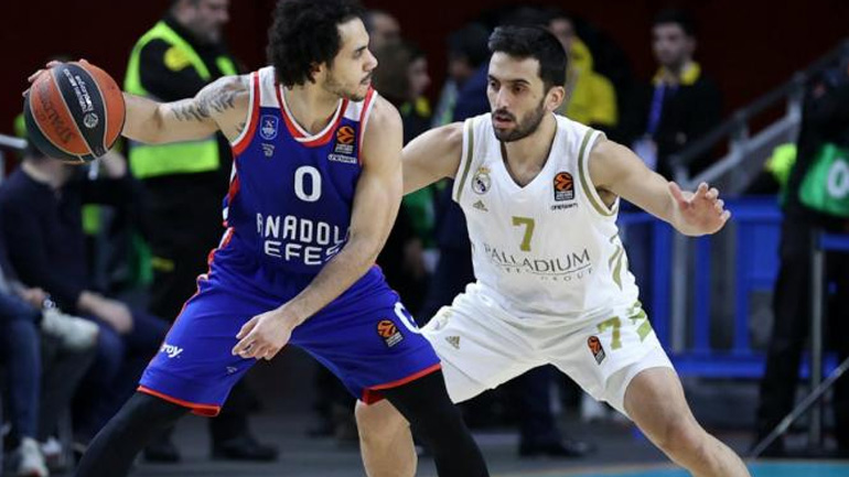 Euroleague: Άλωσε τη Μαδρίτη η Αναντολού Εφές, 80-75 τη Ρεάλ