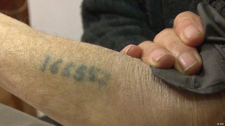 Χαραγμένος αριθμός κρατουμένου του Άουσβιτς