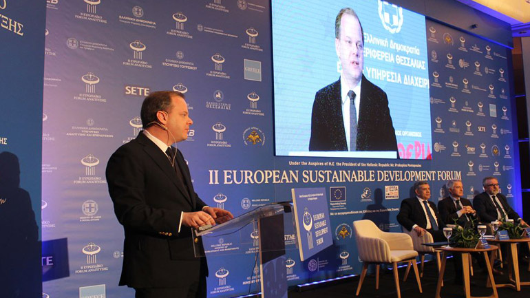 Καραμανλής στο Ευρωπαϊκό Forum Ανάπτυξης: Είμαστε εδώ για να διασφαλίσουμε ότι τα κρίσιμα έργα θα υλοποιηθούν