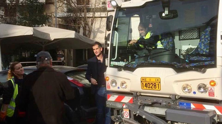 Παρέμβαση καθαριότητας στην Κυψέλη