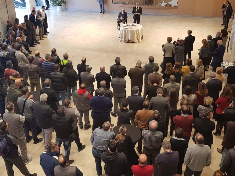 Από την εκδήλωση κοπή της πίτας στη Νικ. Ι Θεοχαράκης