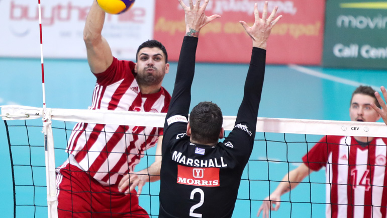 Volley League: Στον Ολυμπιακό το ντέρμπι, 3-1 τον ΠΑΟΚ