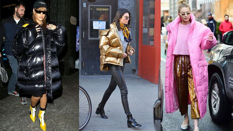 Πώς να φορέσετε το puffer jacket σαν τις αγαπημένες σας celebrities