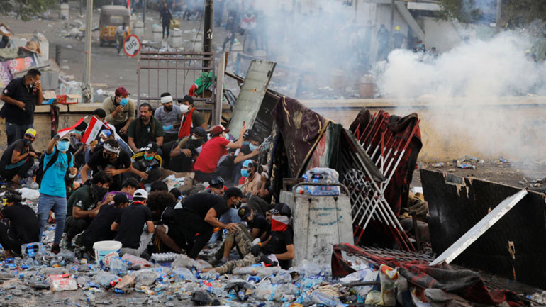 Ιράκ: Δύο νεκροί στη Νασιρίγια από επιδρομή ενόπλων εναντίον καταυλισμού αντικυβερνητικών διαδηλωτών