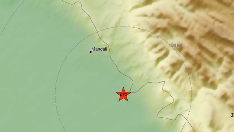 Σεισμός 4,7 Ρίχτερ στο Ιράν