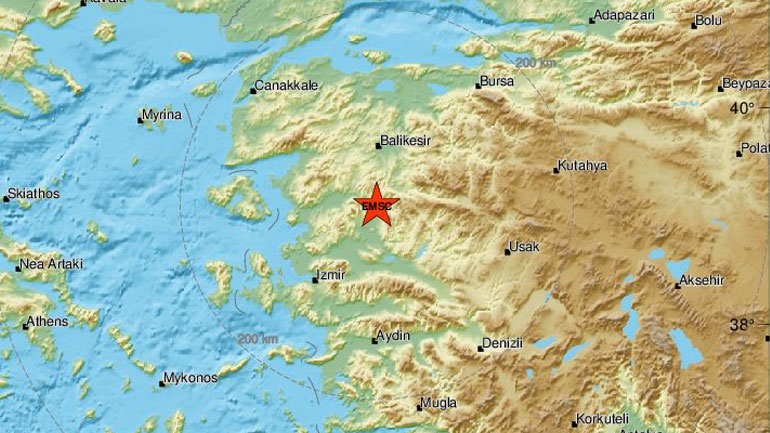 Σεισμική δόνηση 4,2R στη δυτική Τουρκία