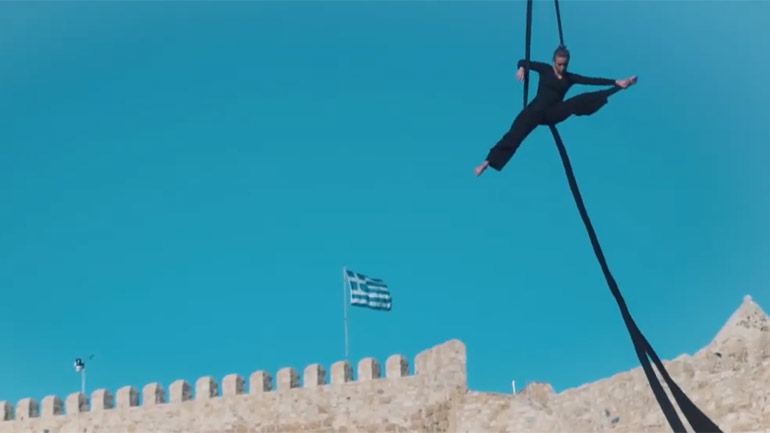 Η Κατερίνα Σολδάτου «πέταξε» στα μνημεία της Κρήτης για καλό σκοπό