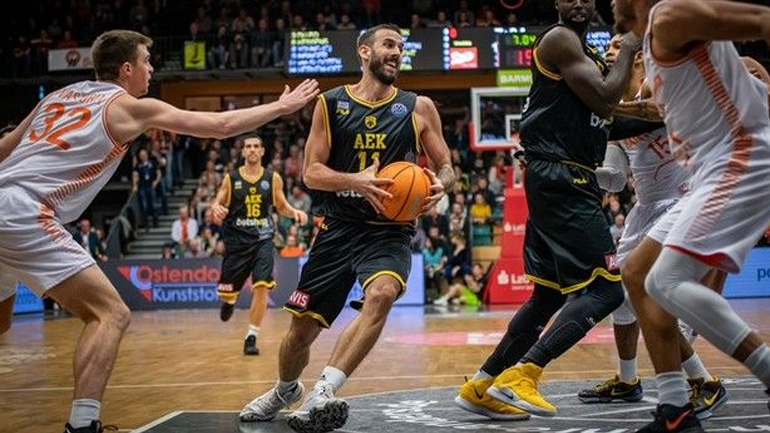 Στους «16» του Basketball Champions League η ΑΕΚ, 81-70 τη Ράστα Βέχτα