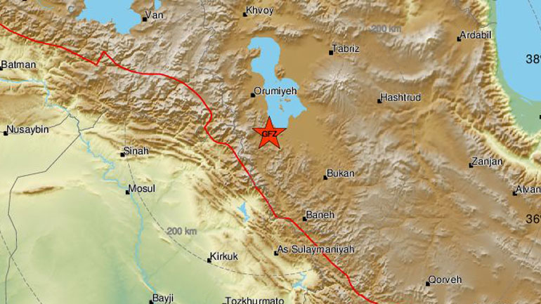 Σεισμός 4,8 Ρίχτερ στο Ιράν