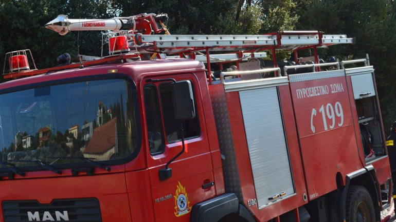 Κάηκε ολοσχερώς κατοικία στο κέντρο των Χανίων