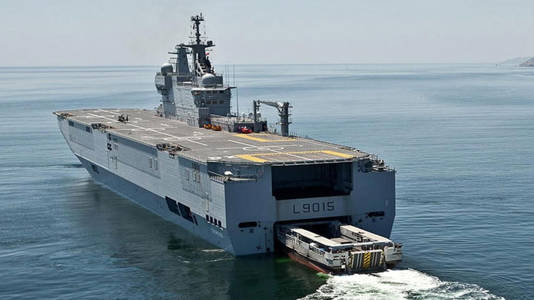 Στο λιμάνι του Βόλου θα βρίσκεται το γαλλικό ελικοπτεροφόρο «Dixmude»