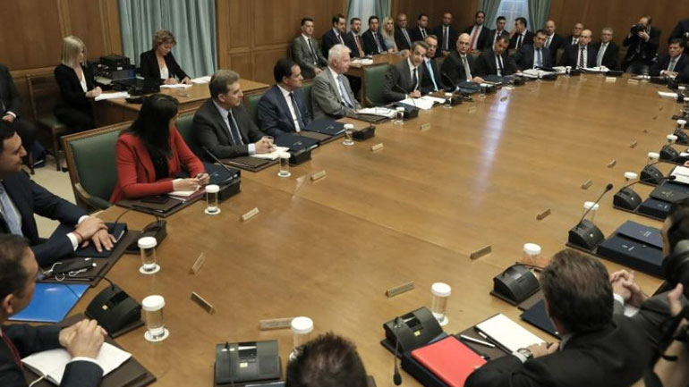 Σε εξέλιξη βρίσκεται η συνεδρίαση του υπουργικού συμβουλίου