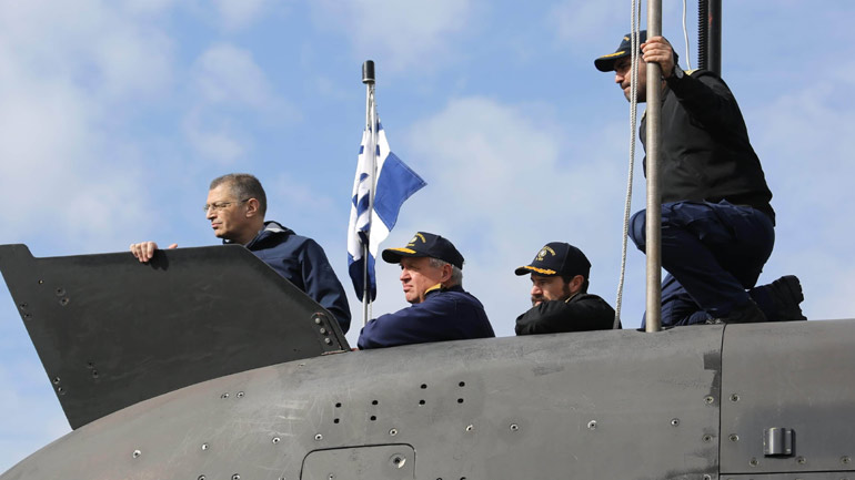 Ο ΥΦΕΘΑ Αλκιβιάδης Στεφανής παρακολούθησε βολές τορπίλης από το υποβρύχιο «ΚΑΤΣΩΝΗΣ»