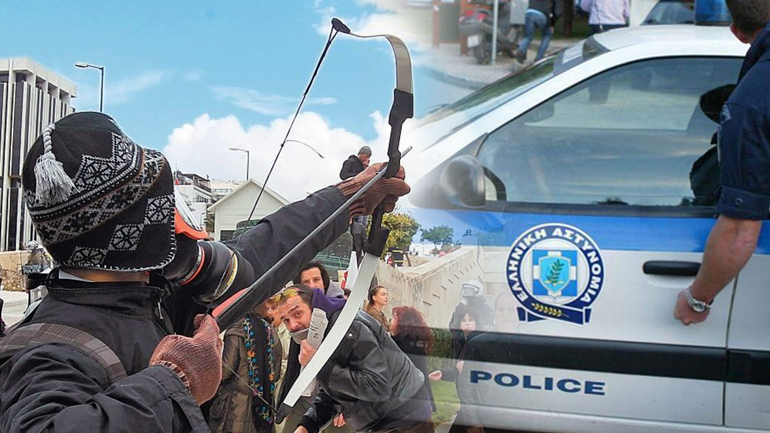 Χειροπέδες στον “τοξοβόλο” του Συντάγματος