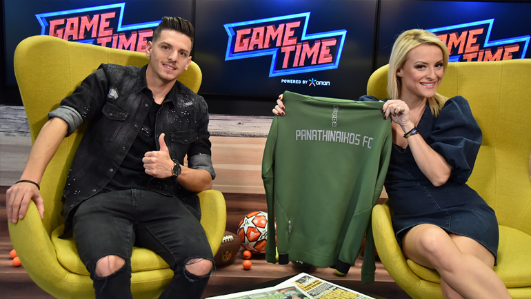 Χατζηγιοβάνης στο ΟΠΑΠ Game Time: Το ντέρμπι με τον ΠΑΟΚ και οι τρεις μεγάλοι στόχοι