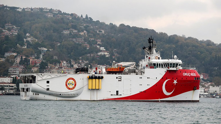 Αποχώρησε από την ελληνική υφαλοκρηπίδα το Ορούτς Ρέις