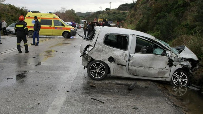 Μείωση 10,9% σημείωσαν τα οδικά τροχαία δυστυχήματα τον Νοέμβριο