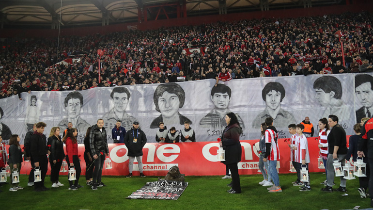 Τίμησαν τα θύματα της Θύρας 7 στο Καραϊσκάκη